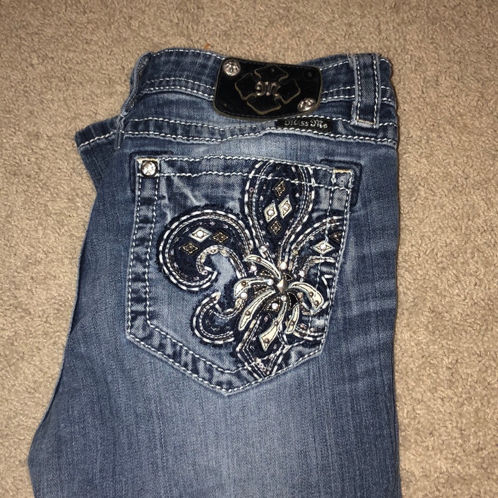 Short length boot cut Miss me jeans